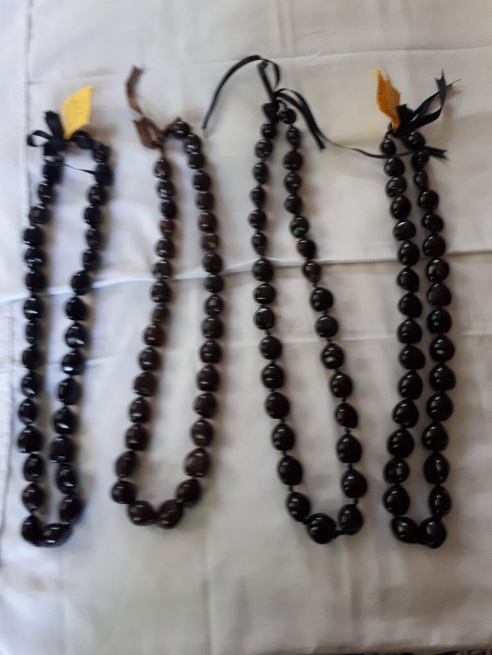 Set of 4 Authentic Kukui nut garlands